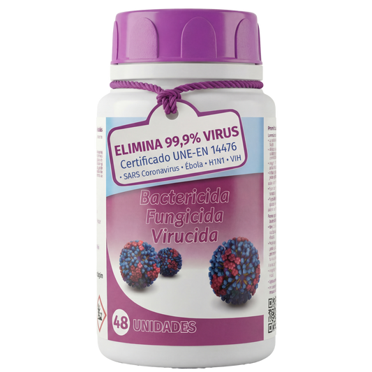 Pastillas Desinfectantes Virucidas - 99,9% Eficacia Contra Virus y Bacterias