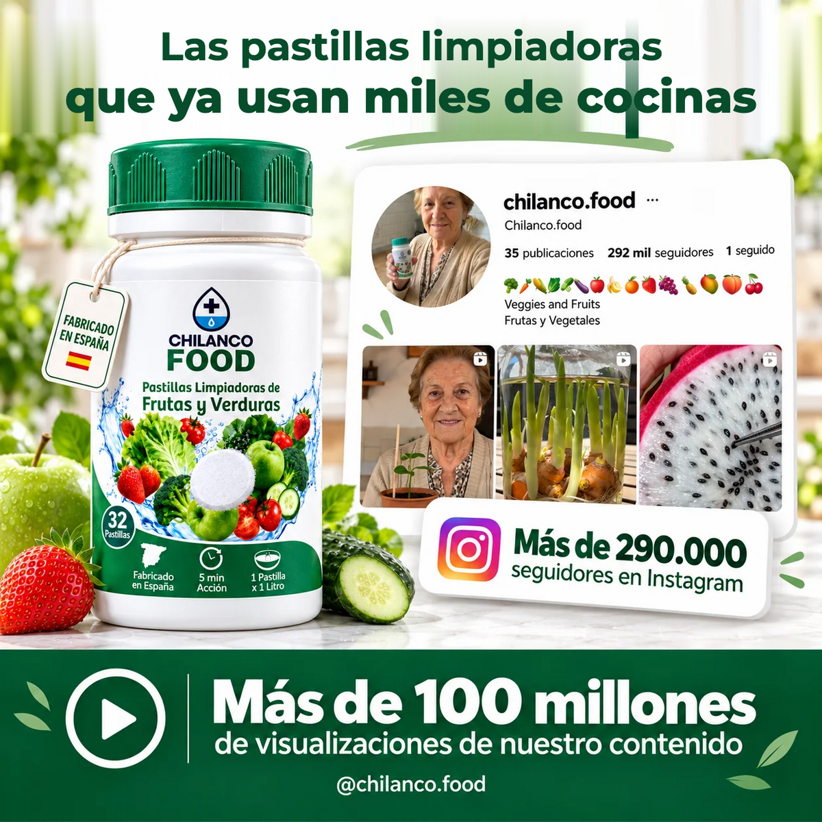 Comunidad chilanco.food: más de 290.000 seguidores en Instagram y más de 100 millones de visualizaciones