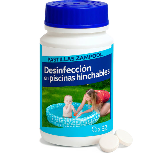 Pastillas de Cloro para Piscinas Hinchables - Ideal para las piscinas Pequeñas