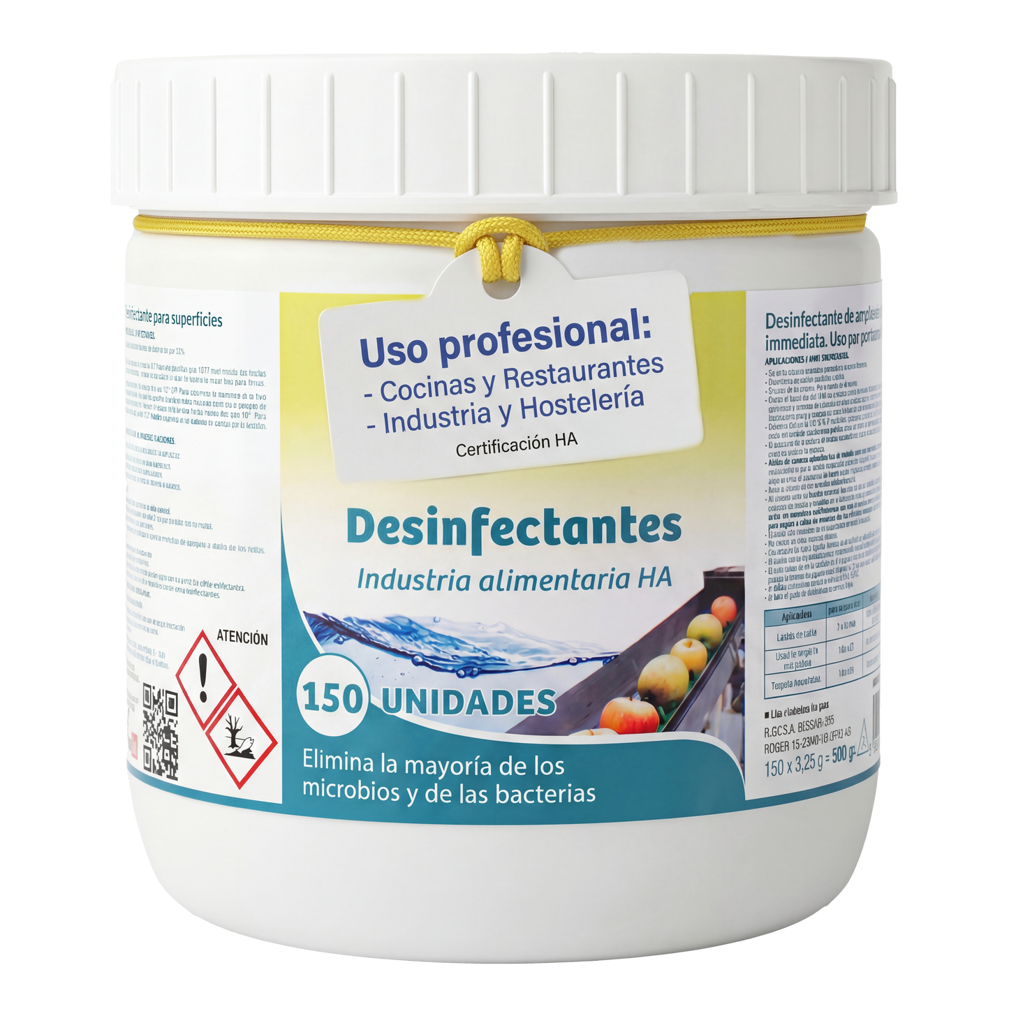 Desinfectante superficies en contacto con alimentos